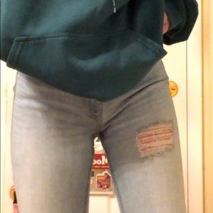 Hollister low rise jeans leggings cropped GIRLS